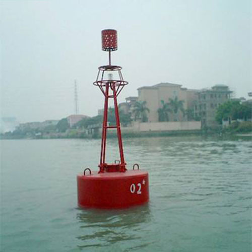 河北海洋金屬航道浮標防腐聚脲噴涂案例