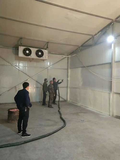 冷庫聚氨酯噴涂保溫材料